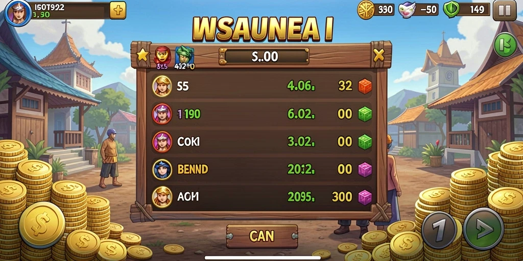 Menampilkan komunitas pemain yang interaktif dalam sebuah event seru.