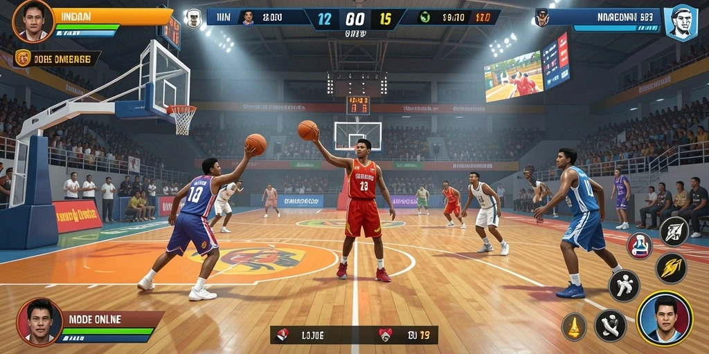 Screenshot menunjukkan momen menegangkan saat menghadapi bos akhir.