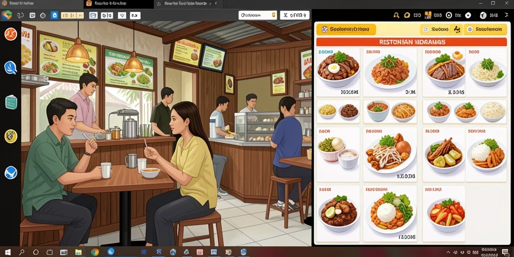 Pertarungan epik melawan monster kuat.