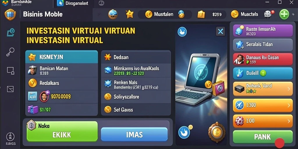 Tangkapan layar fitur grafis yang menawan dan lingkungan permainan.