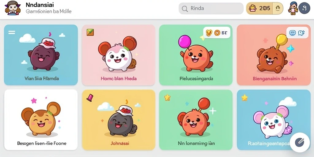 Fitur interaktif yang memperkaya pengalaman bermain.