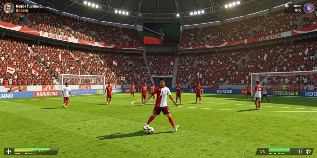 Desain grafis yang menarik dan warna yang cerah.